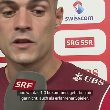 Xhaka: Das hat für mich mit Respekt zu tun – das geht gar nicht