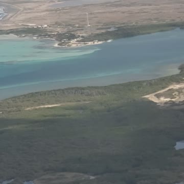 Take off from Bonaire International Airport