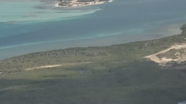 Take off from Bonaire International Airport