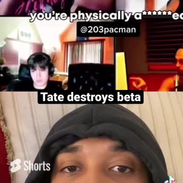 Andrew Tate destroys pink haired feminist #shorts ￼