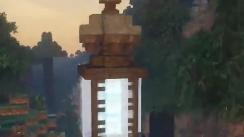 Realistic Minecraft lamp