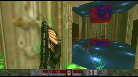 Brutal Doom - The Shores of Hell - Hard Realism - Pistol Start - Refinery (E2M3)