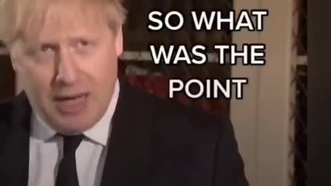 Boris Johnson: It is not the Vaccine helping, but rather the Lockdowns