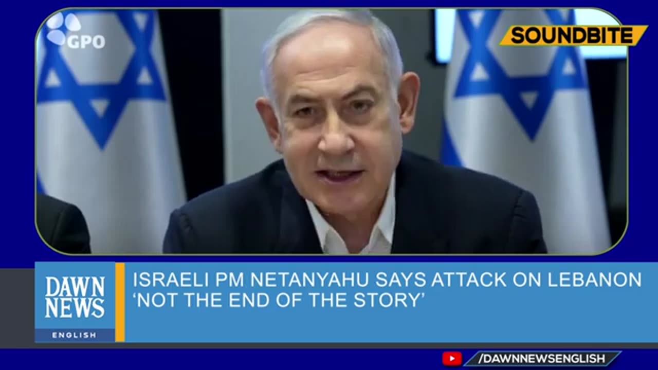 Netanyahu Says Attack On Lebanon 'Not The End Of The Story' | Dawn News English