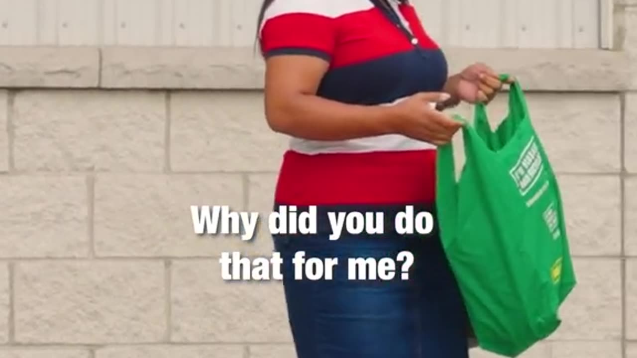 SO THERE WAS THIS SELFLESS WOMAN WHO PLAYED IT FORWARD AND GOT A BIG SURPRISE