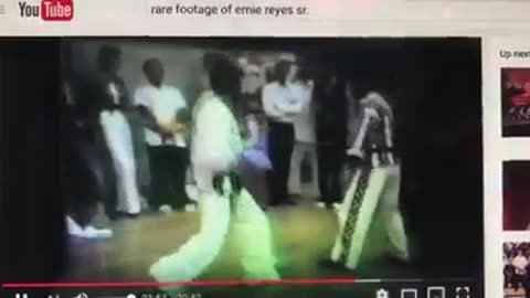 Bill Superfoot Wallace Sparring Ernie Reyes Sr.
