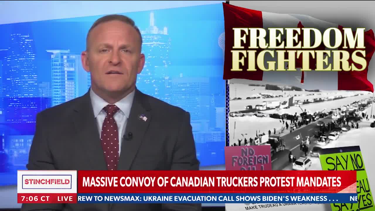 Newsmax Story on Canadian Truck Convoy