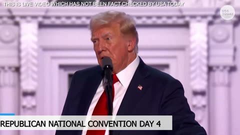 Trump speaks on assassination attempt at rally for first time publicly during 2024 RNC speech