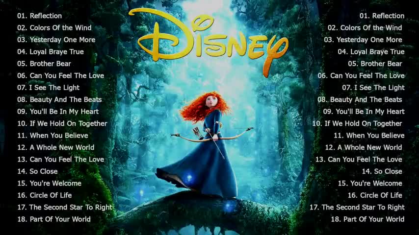 Ultimate Disney Classic Songs Playlist With Lyrics