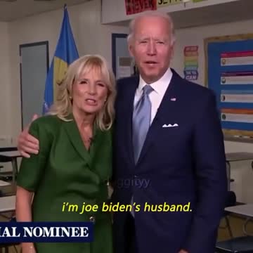 "Io sono il marito di Joe Biden" - Demenza senile ancora in azione