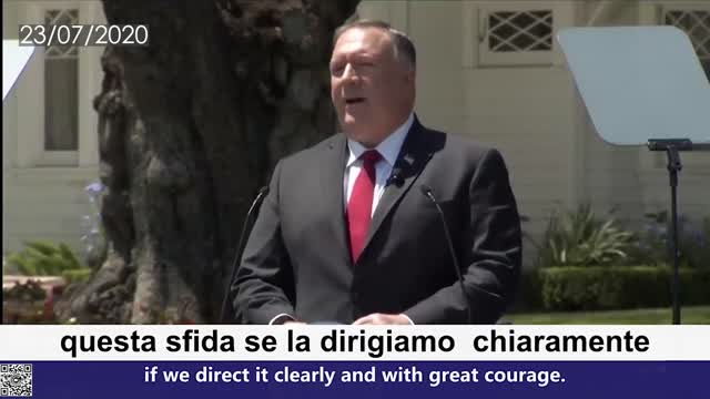 Pompeo: Se il mondo libero non cambia il regime del PCC, la Cina comunista sicuramente ci cambierà