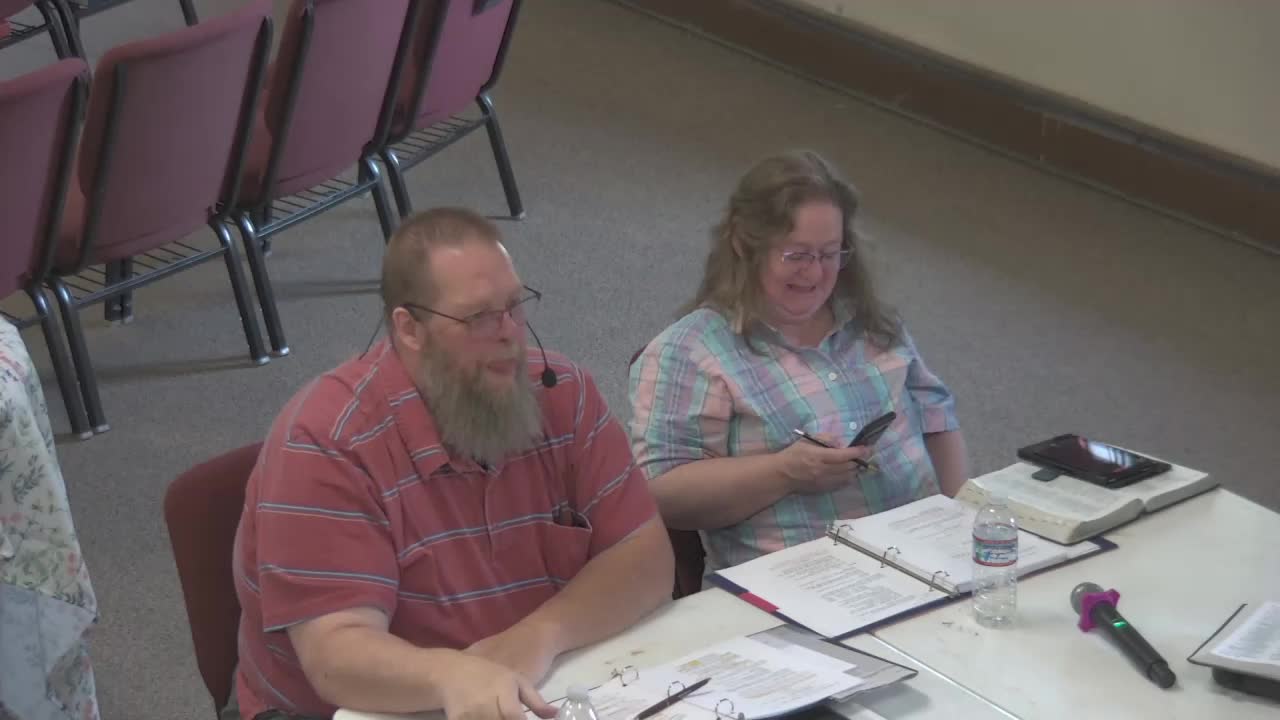 Wednesday Evening Bible Study 6.1.22