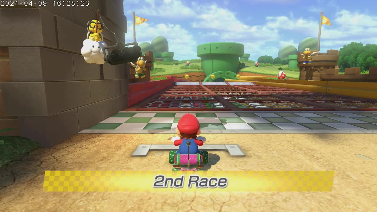 Mario Kart 8 Deluxe Switch Mario Part 34 Piranha Plant Slide