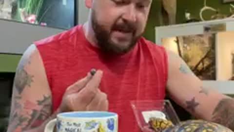 Breakfast with the one and only Otis! 😎🐢