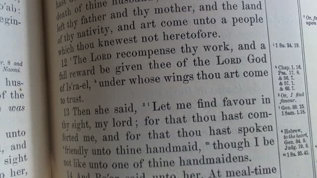 Ruth encounters grace in the field