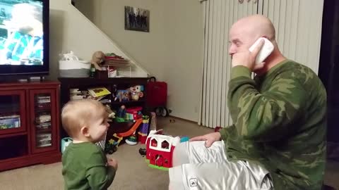 Funniest Moments of Daddy and baby