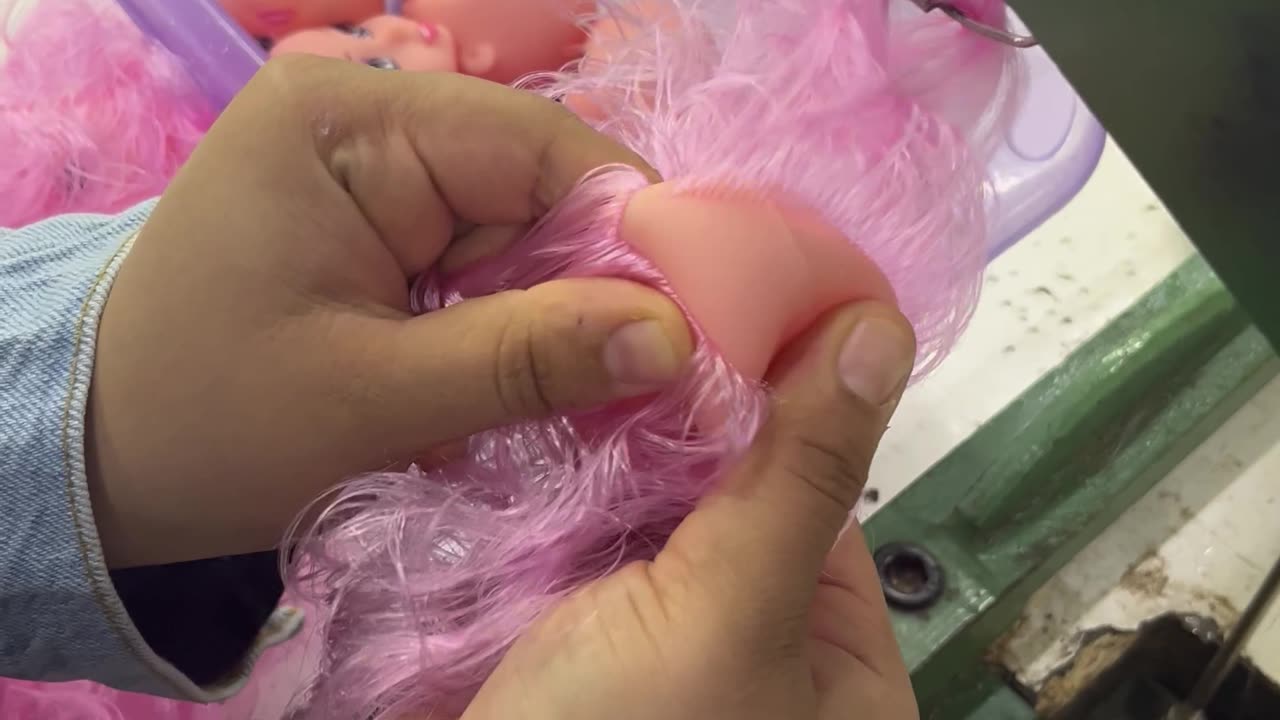 How Dolls Get Their Pink Hair