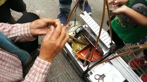 This is the REAL and UNIQUE Street Food Indonesia DESSERT! The result is UNIQUE