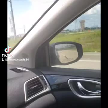 On the interstate in Houston, Texas