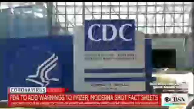 Heart Inflammation - warning from CDC