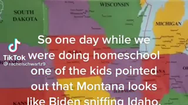 Hilarious - Montana sniffs Idaho