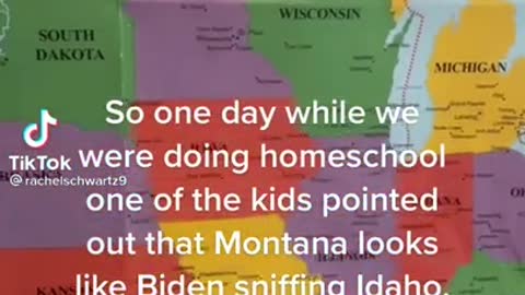 Hilarious - Montana sniffs Idaho