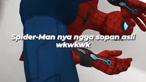 spiderman dancing on a woman's head open booking