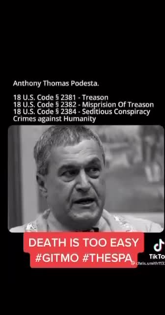 THE PEOPLE TO THE GITMO....