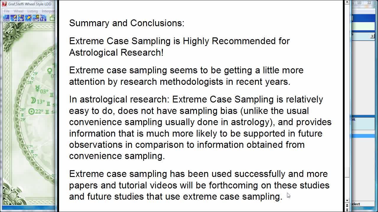 13 - Extreme Case Sampling The Fast Path to Understanding Astrology