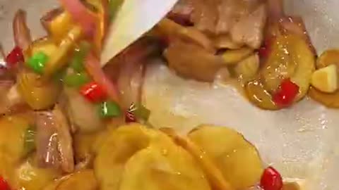 Cooking pork legs