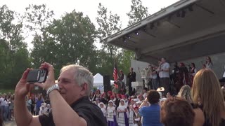 Release Of Three Doves, Troy St Nick's Opa! Fest, Troy, MI, 6/16/2023