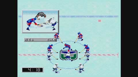NHL97 (Sega Genesis) NY Rangers vs Hartford Part3