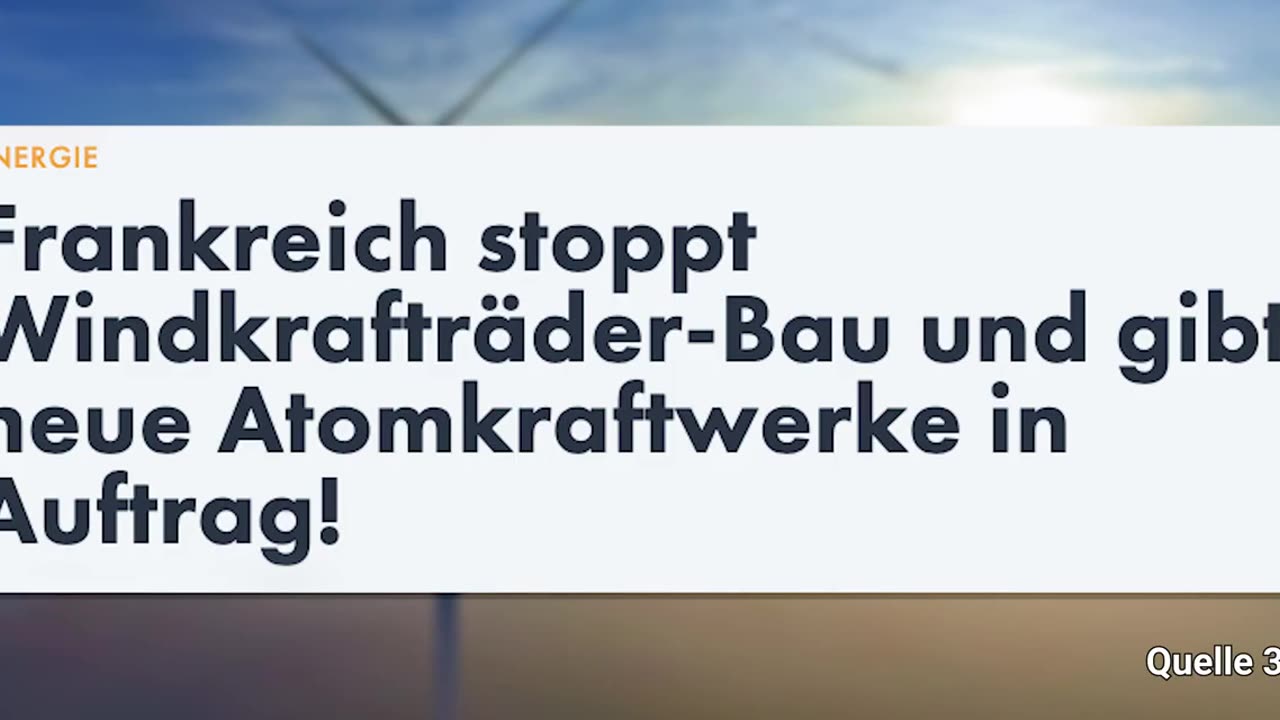 EU-Land verbietet alle Windräder (Habeck in Schock-Starre)