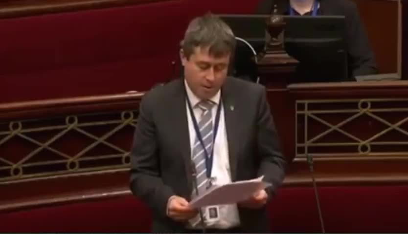 A brave MP addresses parliament in NSW