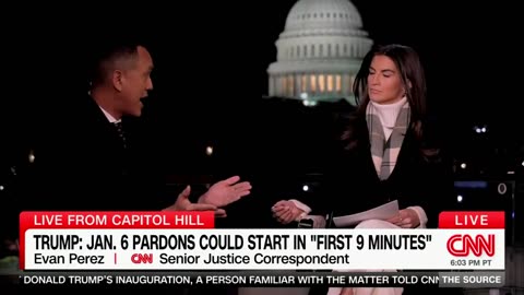 CNN’s Kaitlan Collin, Trump could pardon January 6ers in a matter of minutes.