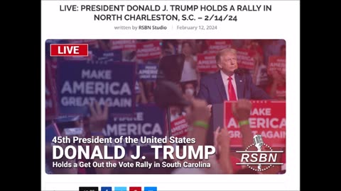 LIVE: President Donald J. Trump Holds a Rally in North Charleston, S.C. - 2/14/24
