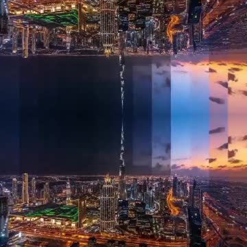 Dubai Downtown Time Lapse