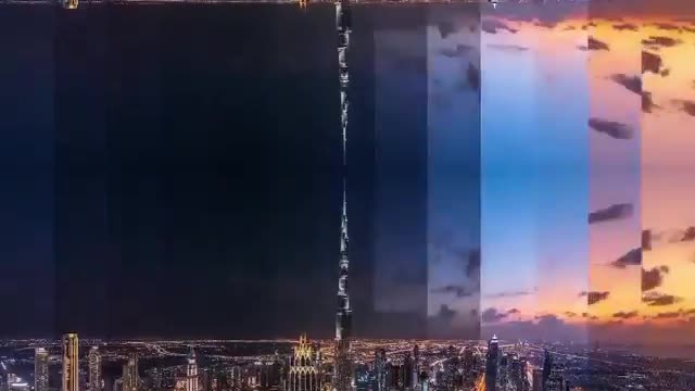 Dubai Downtown Time Lapse