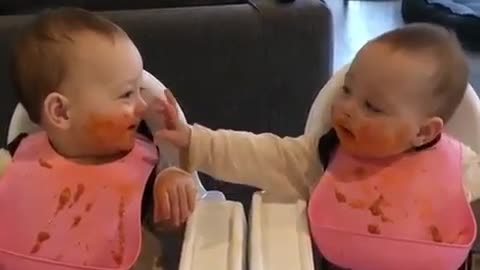 Twins are cute