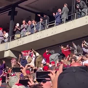 President Trump Greeted by Loud Cheers at Bama-LSU Game [WATCH]