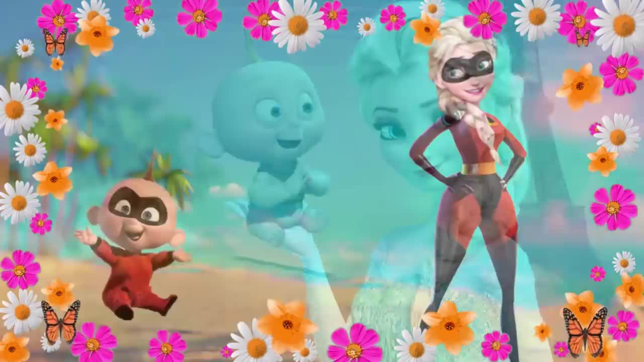 The Incredibles 2 Trailer Gone Wrong _ Jack Jack Prr Meets Frozen Elsa