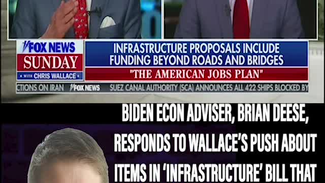 BIDEN ECON ADVISER RESPONDS TO QUESTION ABOUT ITEMS ON BILL THAT AREN'T INFRASTRUCTURE