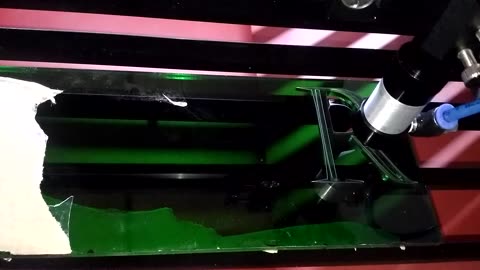 Acrylic laser cutting machine