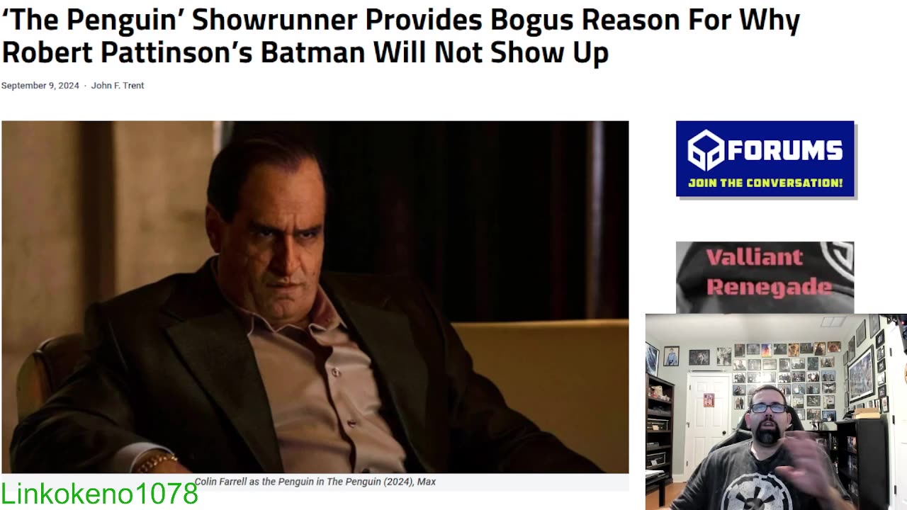 The Penguin showrunner gives a stupid reason why batman will not appear in the show