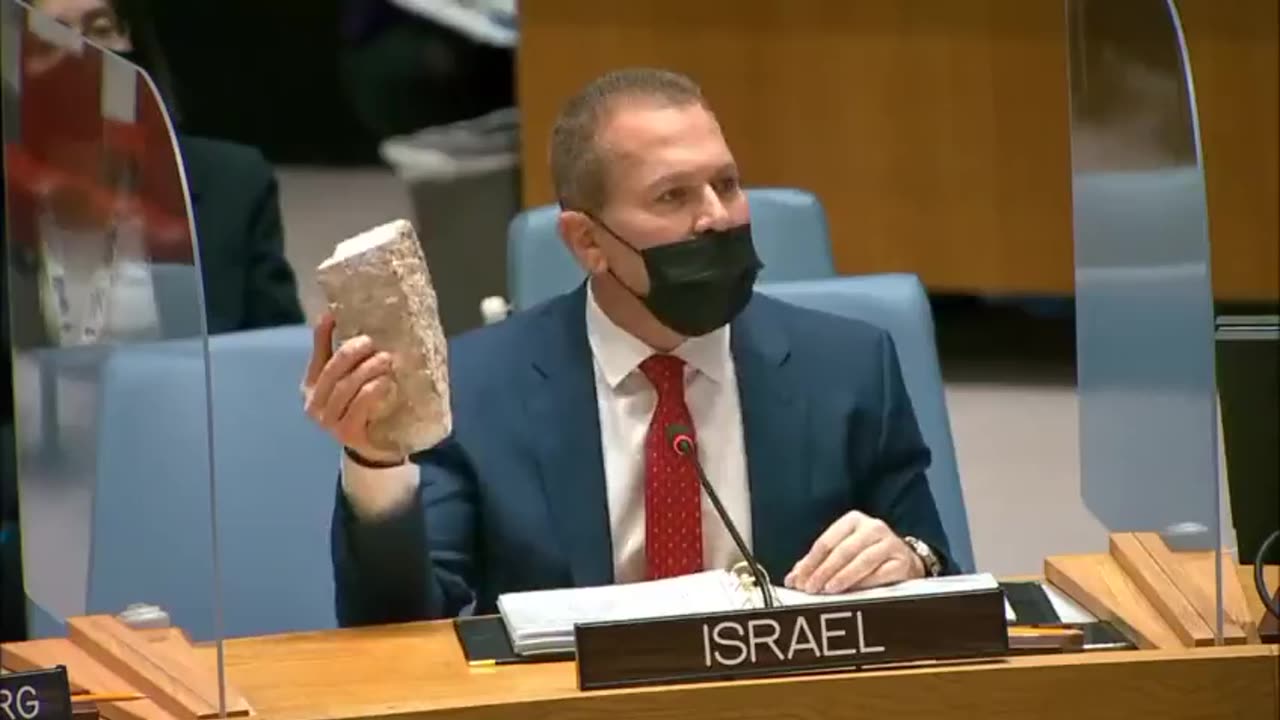 Israel had to deal with people throwing rocks at them