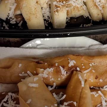 Cassava Fritters With Coconut