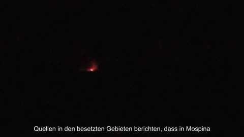 Quellen aus den besetzten Gebieten berichten, dass in Mospina, östlich von Donezk, ein Munitionsdep