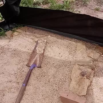 Using a camping gazebo for planting