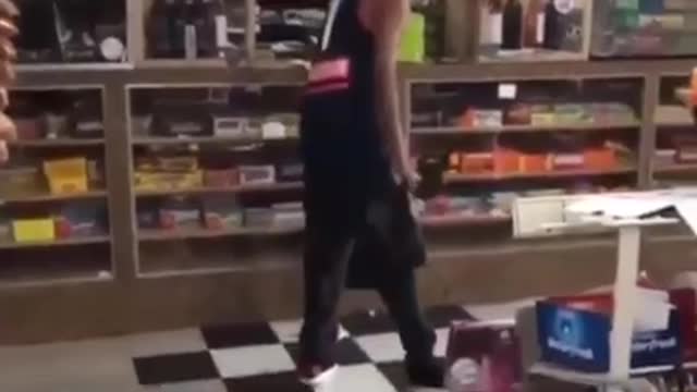 One Man Behind the Counter Had Enough