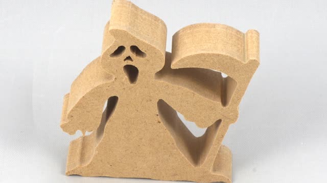 Handmade Halloween Ghost Cutout, Grim Reaper